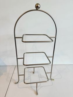 Pampered Chef Simple Additions 3-Tier Metal Stand (Frame Only) - Retired
