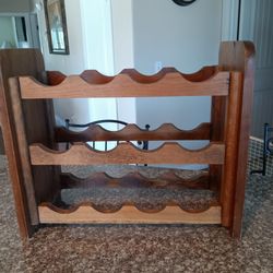 Wooden Wine Rack 