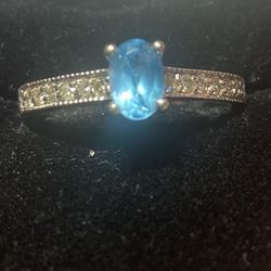 Blue Topaz Ring