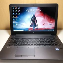 Fast! HP ZBook 17 G4 WorkStation Intel Quad Core i5-7300HQ 16 GB Ram 1 TB HD Webcam HDMI 2x USB Type C Wi-Fi Bluetooth Windows 10 Professional 