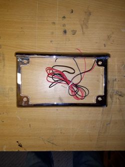 Motorcycle Led Lighted License Plate Frame