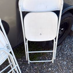 White Folding Chairs 
