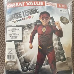 Boys Justice League Costume Size 8-10