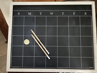 Magnetic Chalk Calendar