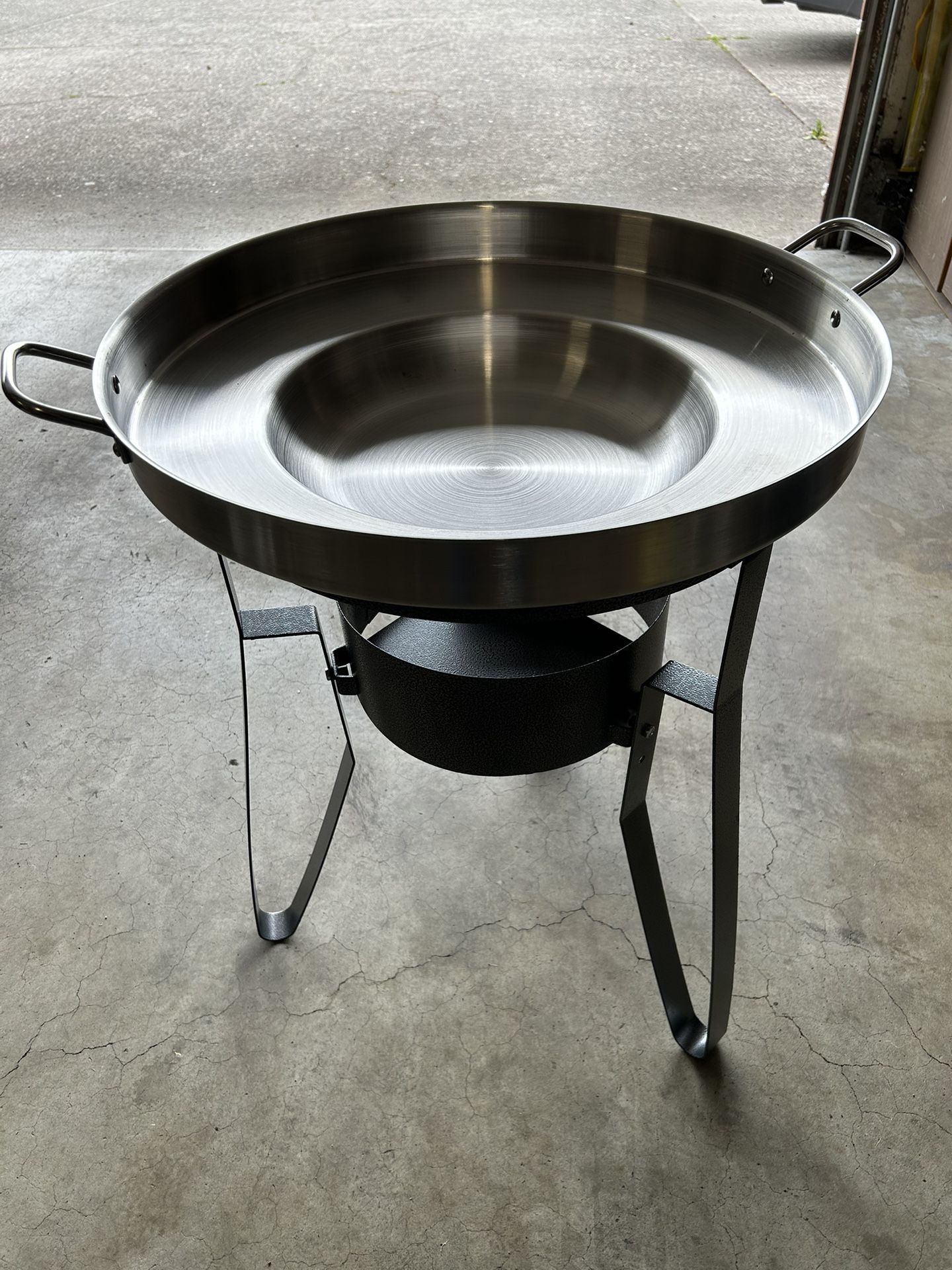 Propane Fryer Comal And Stand