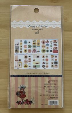 Design Recipe-Cute/vintage Stamp Stickers