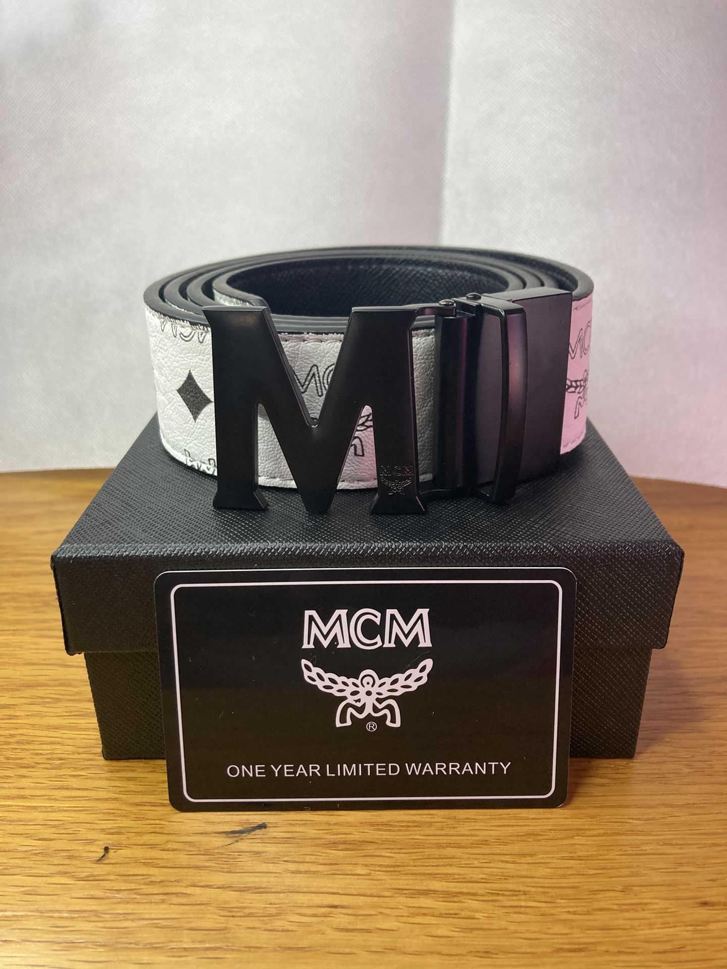 White And Black Belt 