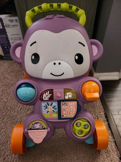Fisher Price Purple Monkey Baby Walker