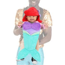Brand New Baby Ariel Costume That Connects To Your Baby Carrier Everything Seen Included Brand New