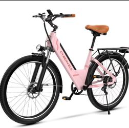 26" Electric Bike for Adults – Powerful 1000W Motor, 48V Removable Battery, 7-Speed, Front Suspension & LCD Display – Commuter and Mountain EBike for