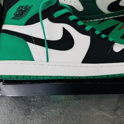 JORDAN 1 Blk/grn VNDS SZ 12