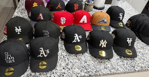 New Era fitted hats 7 1/4