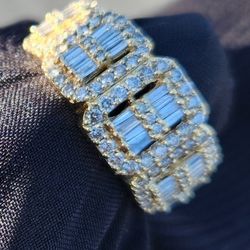  Mens Ring DIAMONS/GOLD