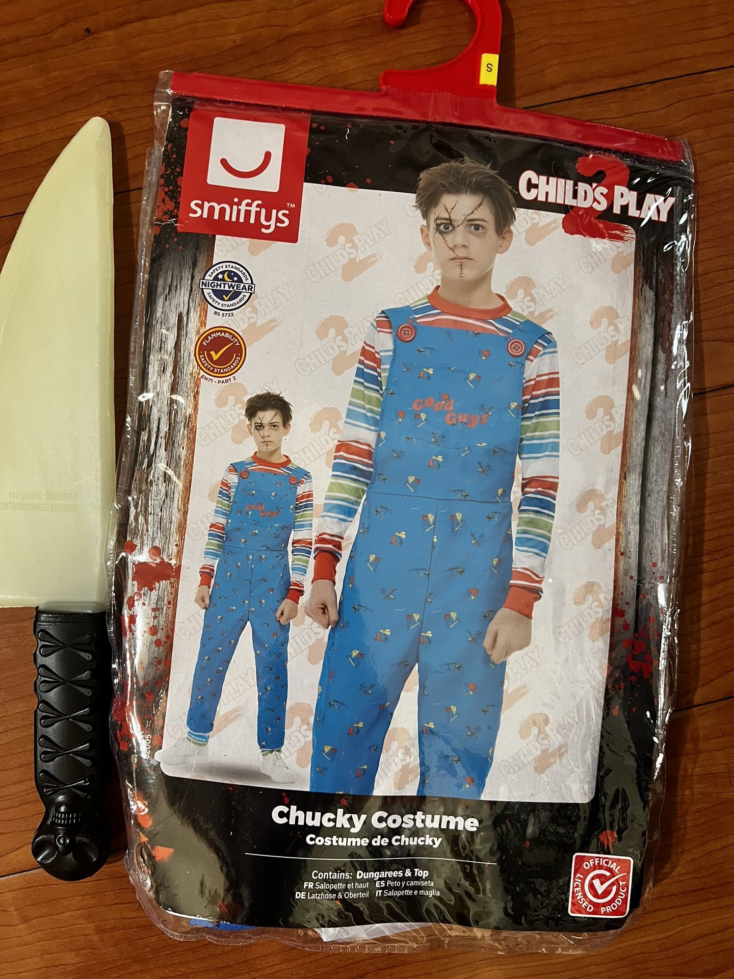 Chucky Costume Kids Small 4-6