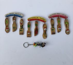 WOODEN MAGNETS (hand painted)