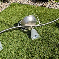 **IKEA-Ceiling Light with 3 Glass Spotlights***