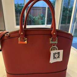 Anne Klein leather handbag 