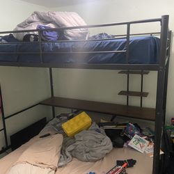 Bunk Bed W Desk Need Gone 