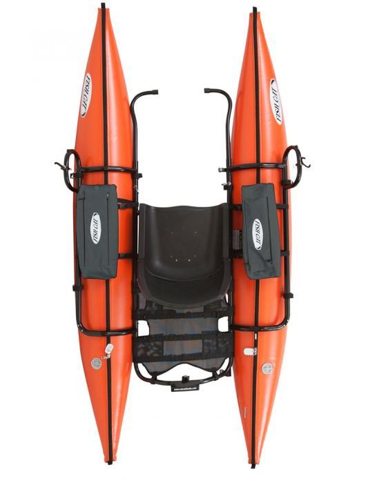 Outcast Sporting Gear Fish Cat Streamer XL-IR Inflatable Pontoon Boat Orange