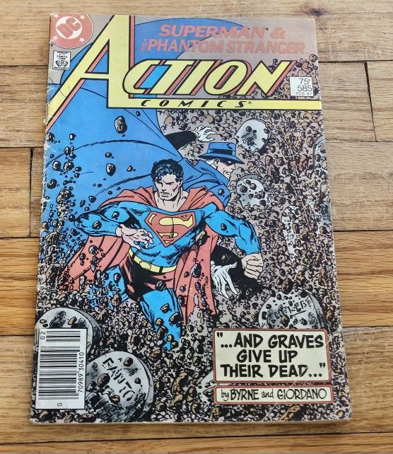 Vintage Superman & The Phantom Stranger  # 585 February 1987 DC Action Comics