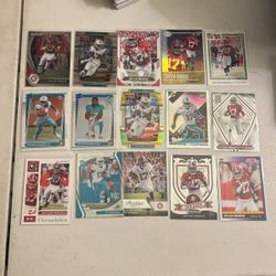 Jaylen Waddle Rc Lot Of 15