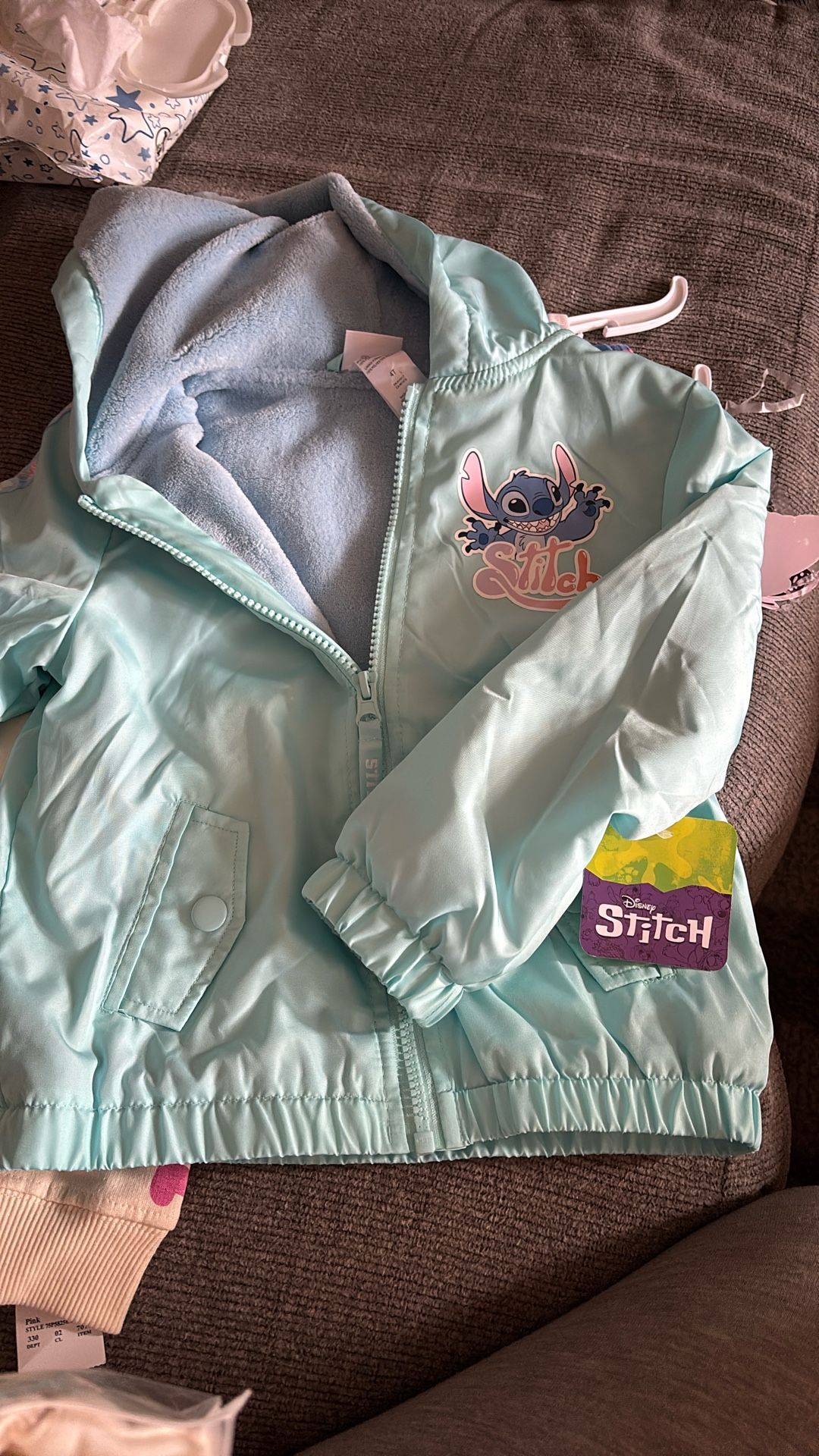 Stitch Little Girls Bomber Jacket