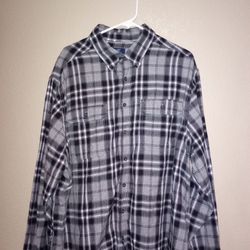 Plaid Long Sleeve Colored Shirt XL 