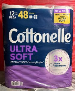Cottonelle 12 = 48 Toilet Paper Ultra Soft