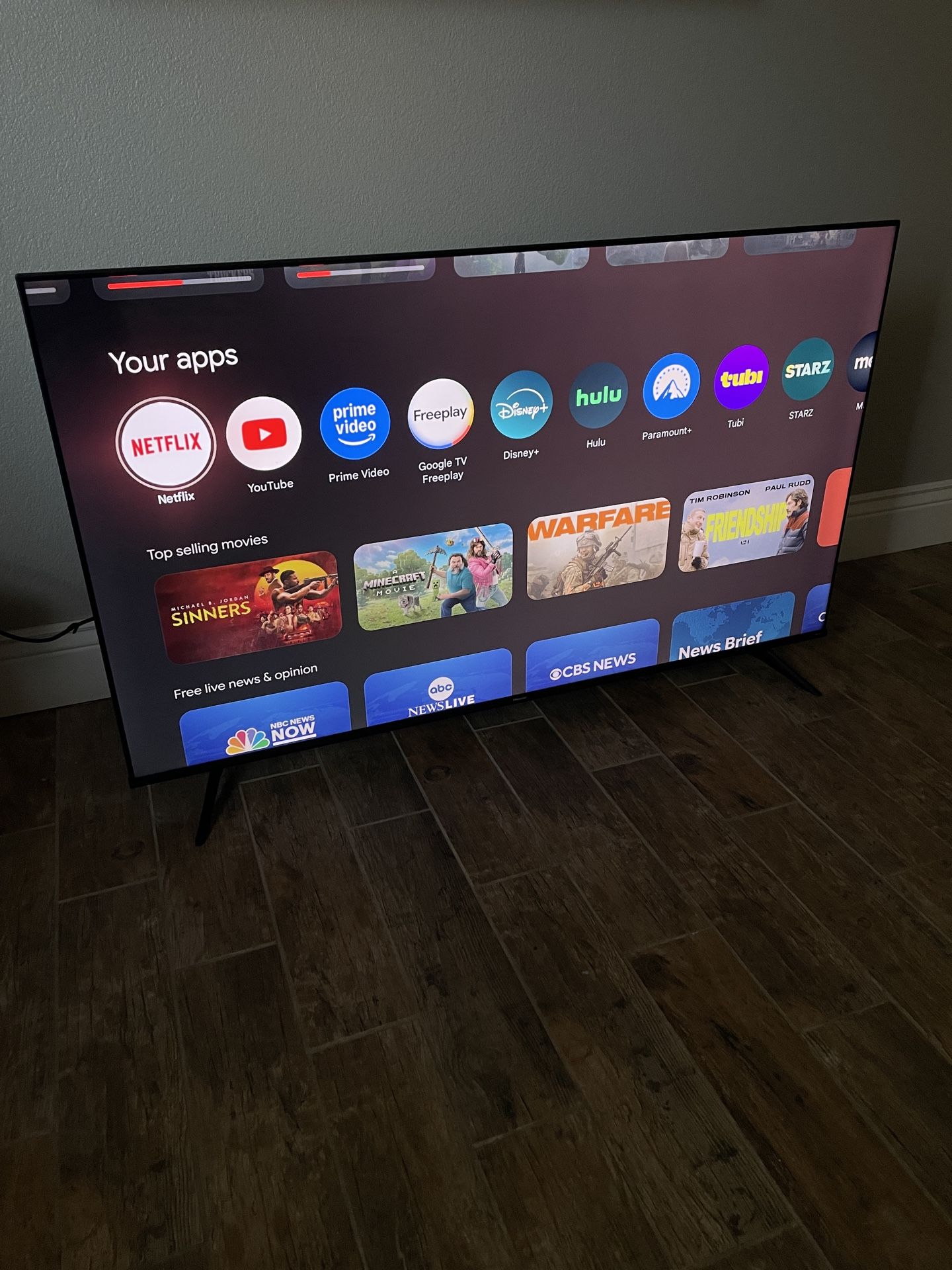Smart tv 75”