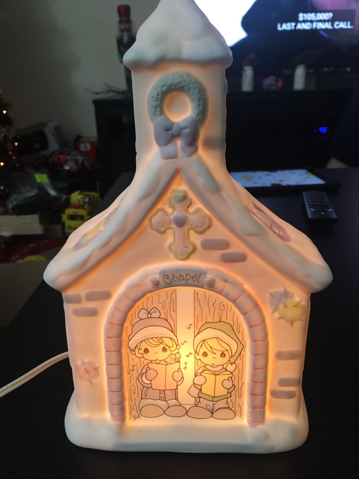 Electric light up precious moments chapel