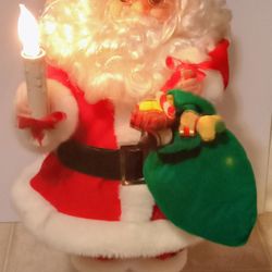 Vintage Rennoc Animated Santa Claus figurine