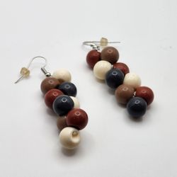 Spiraling Bead Earrings
