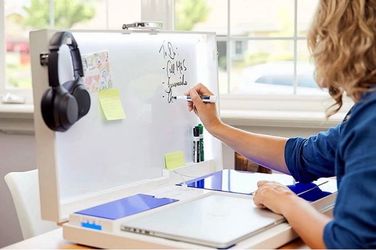 Portable Briefcase Desk with Whiteboard