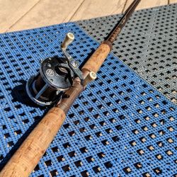 Two Piece Berkley Rod With Sears Reel 