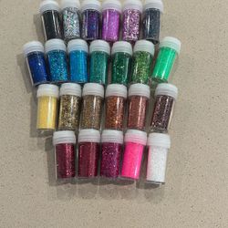 Rainbow Glitter Set