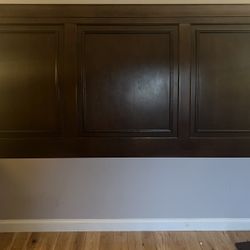 CHERRY WOOD HEADBOARD 