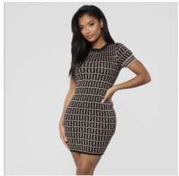 Fashion Nova Designer All On Me Sweater Knit Dress