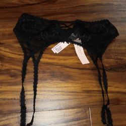 New Black Lace Garter Sz. XS/S $45 OBO 