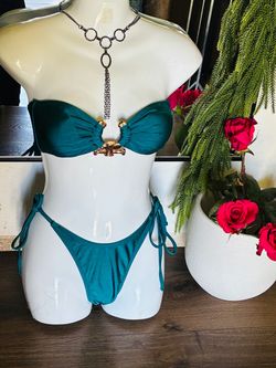 Teal Two-Piece Bikini Set  size small