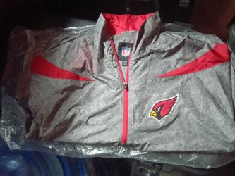 Arizona Cardinals Mens X-large 1/2 Zip Pullover Windbreaker Jacket