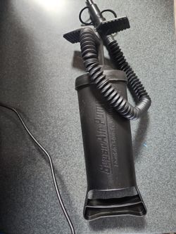 Double quick volume air pump.