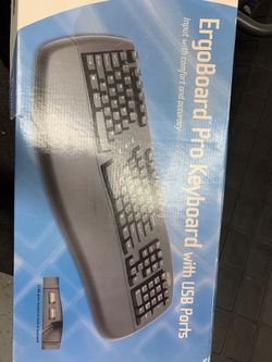 ErgoBoard Pro Keyboard with USB Ports