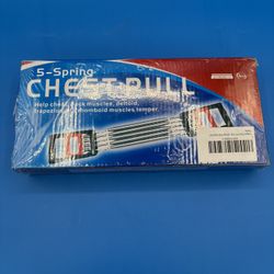 Home Fitness Chest Expander Spring Puller Pedal Pull Back Muscle with Hand Guard