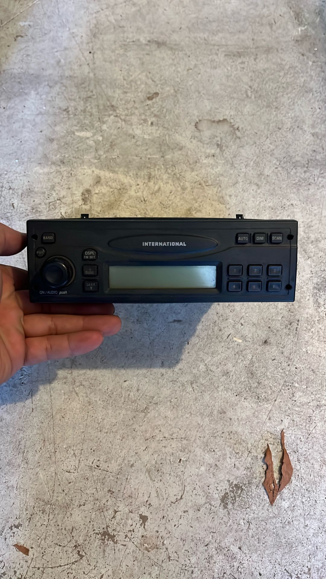 International Semi Truck Radio