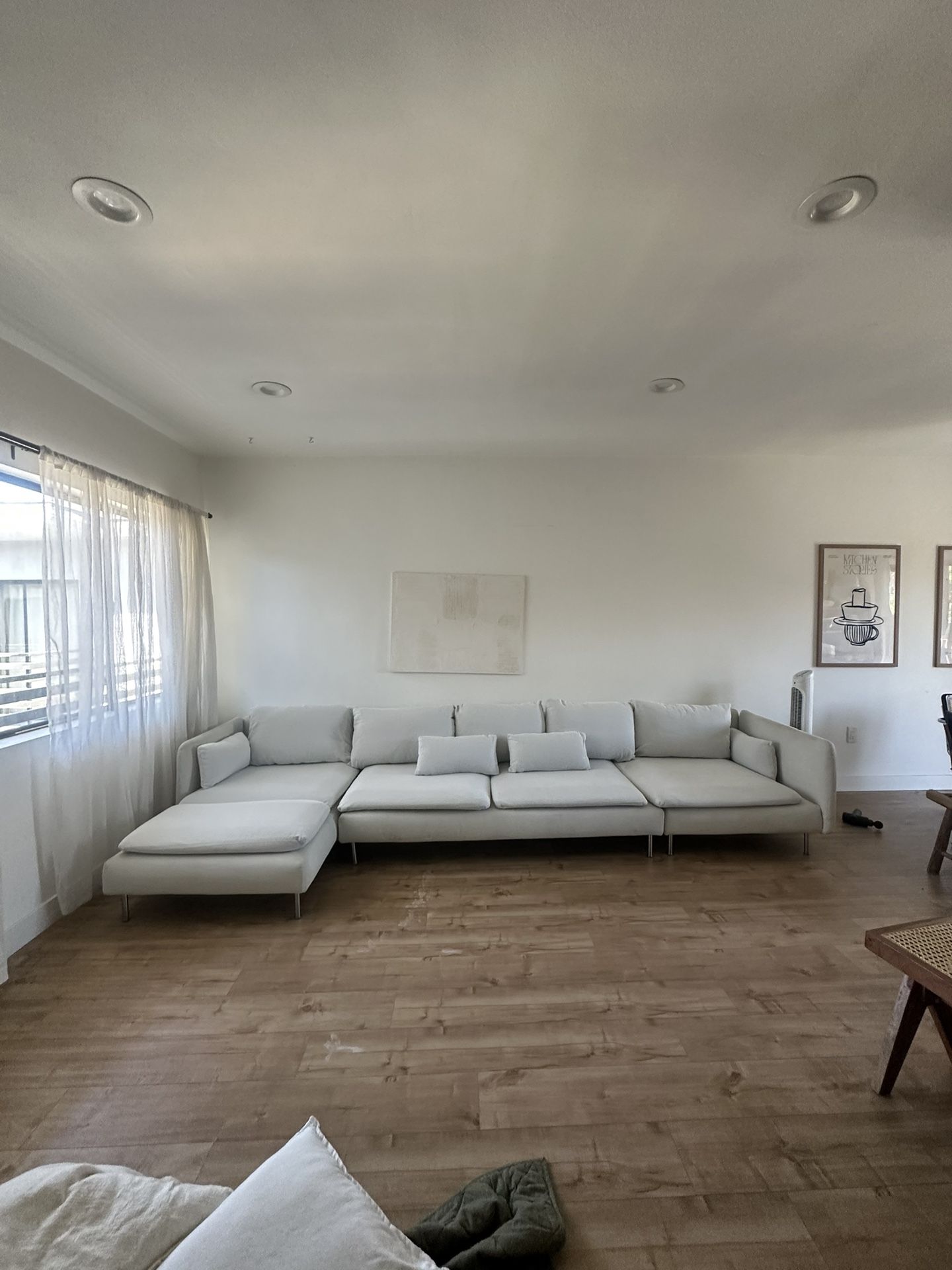 IKEA SONDERHAMN BEIGE SECTIONAL COUCH
