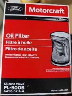 Motorcraft FL-500-S AA5Z-6714-A Engine Oil Filter Ford OEM Replacement