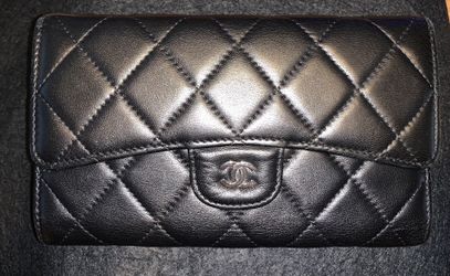 Chanel classic flap wallet authentic preloved