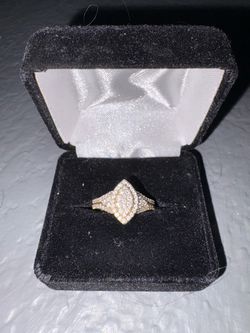 3/4 CTW LB Grown Diamond Ring 10KT Yellow Gold RING