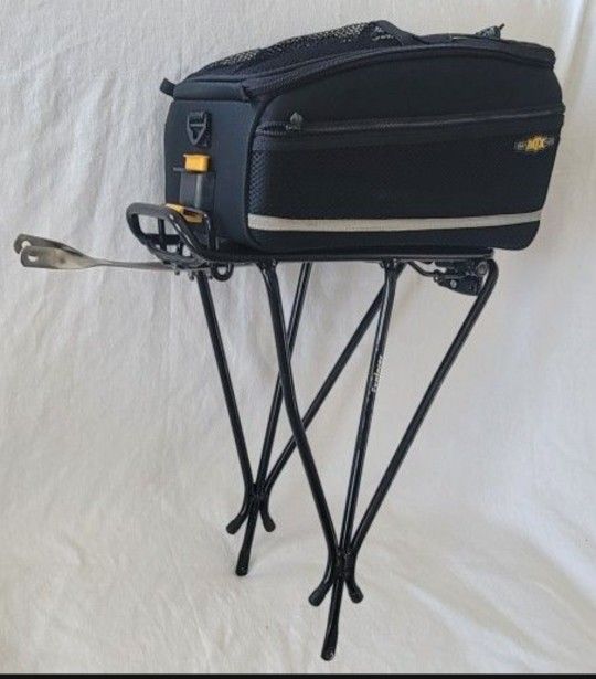 Bicycle rack. Trunkbag. Quick track. Topeak