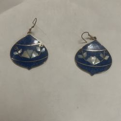 Silver earrings